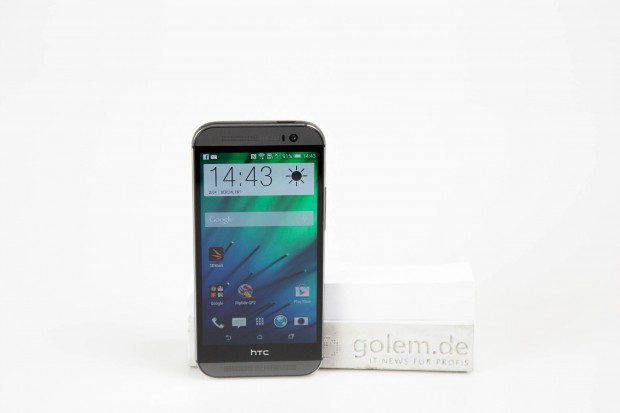 Das neue One (M8) von HTC (Bild: Fabian Hamacher/Golem.de)
